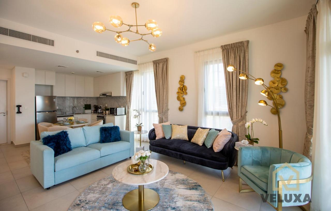 Veluxa - Luxury And Bright 1 Bedroom Apartment, Burj View! Dubaj Zewnętrze zdjęcie
